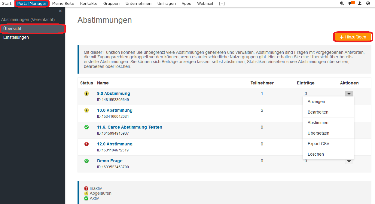 Abstimmungen 2